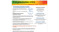 Desktop Screenshot of energieausweise.eu